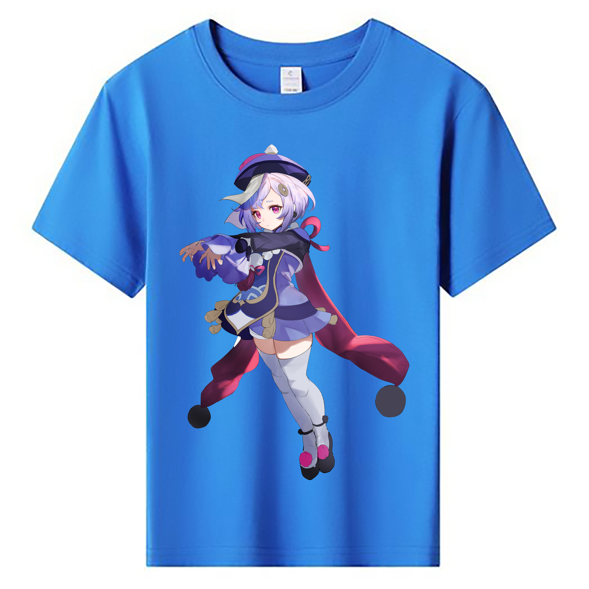 げんし神 七七 なな  genshin Nana 綿100％キッズTシャツ（フロントプリント）